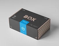 Carton Box Mock-up 230x140x80