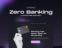 Zero Banking Landing Page