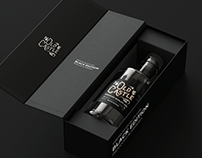 Packaging design for Old Castle Gin Black Edition
