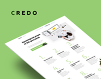 Landing page for Credo
