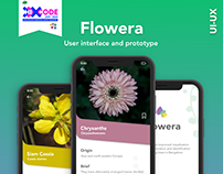 Flowera App | Featured in Top UI/UX Design - Indiefolio