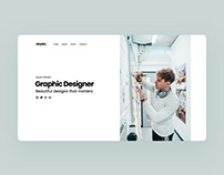 Professional Graphic Designer Website