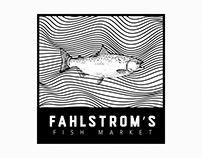 fahlstrom's fish market // branding and design