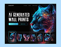 Hero Section / AI Generated Wall Prints