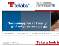 tellabs.com Website Design and Development
