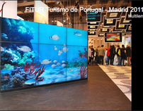 Aquario para montra do turismo de portugal