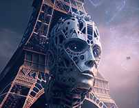 Ai and eiffel tower