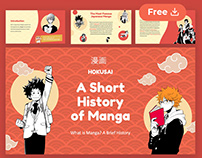 Hokusai • Manga History Free Presentation Template