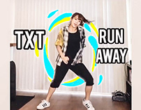 TXT Run Away | Pyondance | Neon Animation