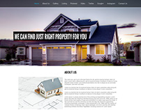 Property Finder website design.