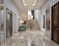 Beautiful Entrance with Stair Design