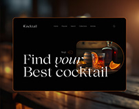 Website for cocktail recipes (UI/UX)