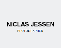 Corporate Website, Photographer Niclas Jessen