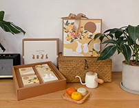 中秋月饼伴手礼盒设计