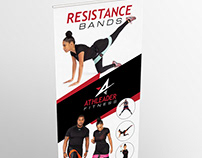Fitness Brand rollup banner design