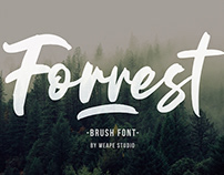 Forrest – Brush Font