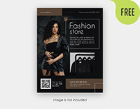 Free Fashion Store Flyer PSD Template