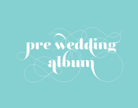 pre wedding album design