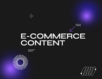 E Commerce Content