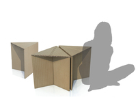 Cardboard seat