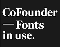 CoFounder Magazine | 10 Issues of Fonts in Use