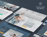 Personal brand web template