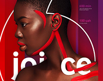 Vodafone- Joice. Outdoor advertising. Branding