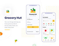 Food & Grocery Store App UI Template