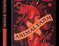 Animal Farm by George Orwell Book Cover Design