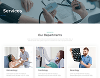 Health care website design/ services