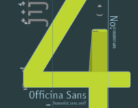 Typographic Poster Set :: Officina Sans