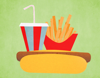 Hotdog & Drink & Fries