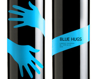 BLUE HUGS tag design
