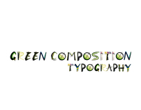 Green Composition Typography