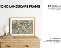 Boho Style Landscape Frame Set