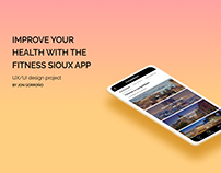 UX/UI app startup fitness