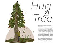 自然療法 手冊插畫Forest Therapy Illustration