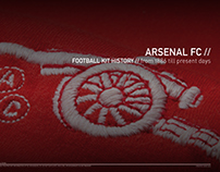 Arsenal Kit History // from 1886 to present