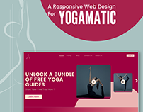 Responsive Website Design For YogaMatic