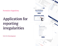 Application for reporting irregularities