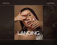 Landing page for Permanent make-up | Web-design | UI