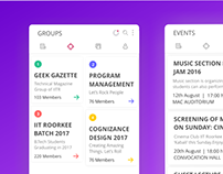 Clamp - iOS app screens