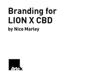 Branding for LION X CBD by Nico Marley