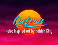 Outrun - Retro-Inspired Art by Patrick King