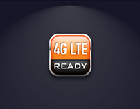 4G LTE Icon Logo