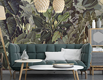 Wallcovering "Tropic forest"