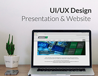 UI / UX Design website and presentation of Ardia 