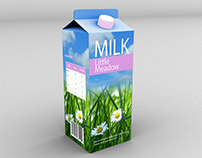 Milk Box Mockup
