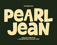 Pearl Jean Handwritten Display Font