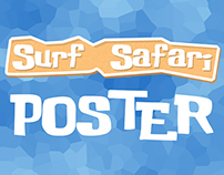 SURF SAFARI POSTER DESIGN